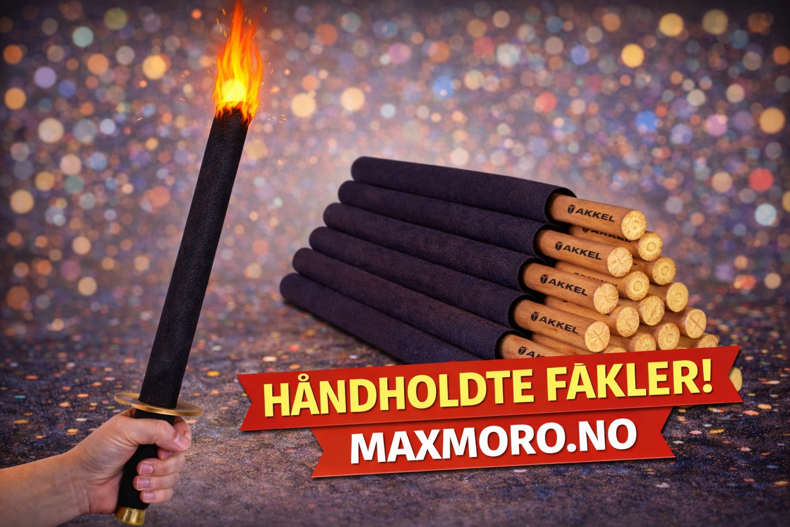 Håndholdt fakkel, 5 pk